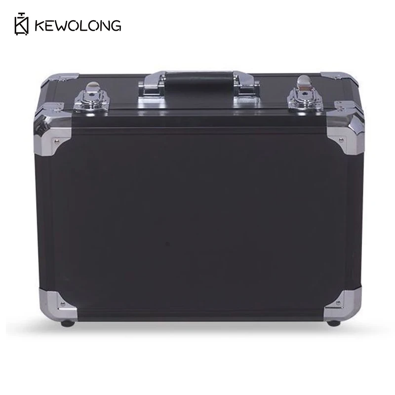 

Ящик для инструментов из алюминиевого сплава, прочный органайзер для хранения с ручкой, портативный кейс для документов, многофункциональный контейнер для хранения