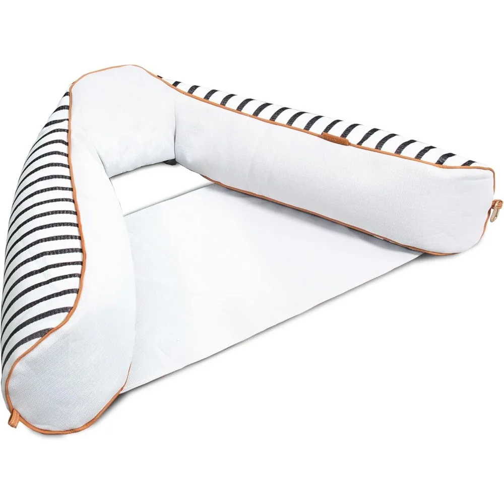 

Noodle Sling, No Inflation Needed, Pool Float with Armrests, Quick Draining Fabric, Cup Holder
