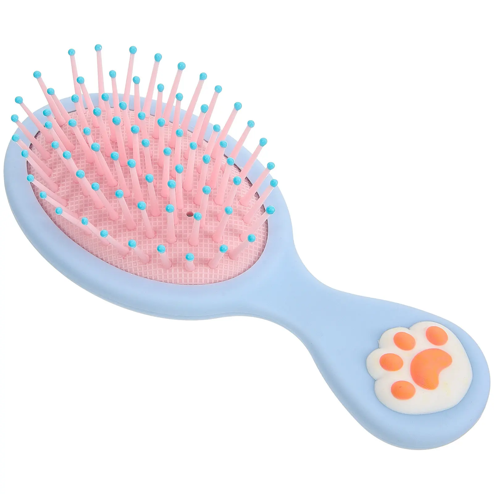 

Маленькая милая расческа для девочек и малышей, распутывающая волосы, с мягкой щетиной для влажных и сухих волос, портативная, для путешествий и домашнего использования