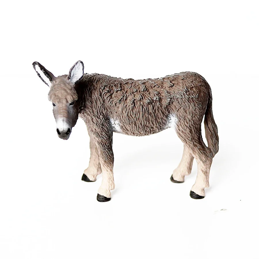 ロバモデルおもちゃ動物フィギュア家畜置物アニメアクションフィギュアキッズギフト子供のおもちゃゲームクリスマス装飾