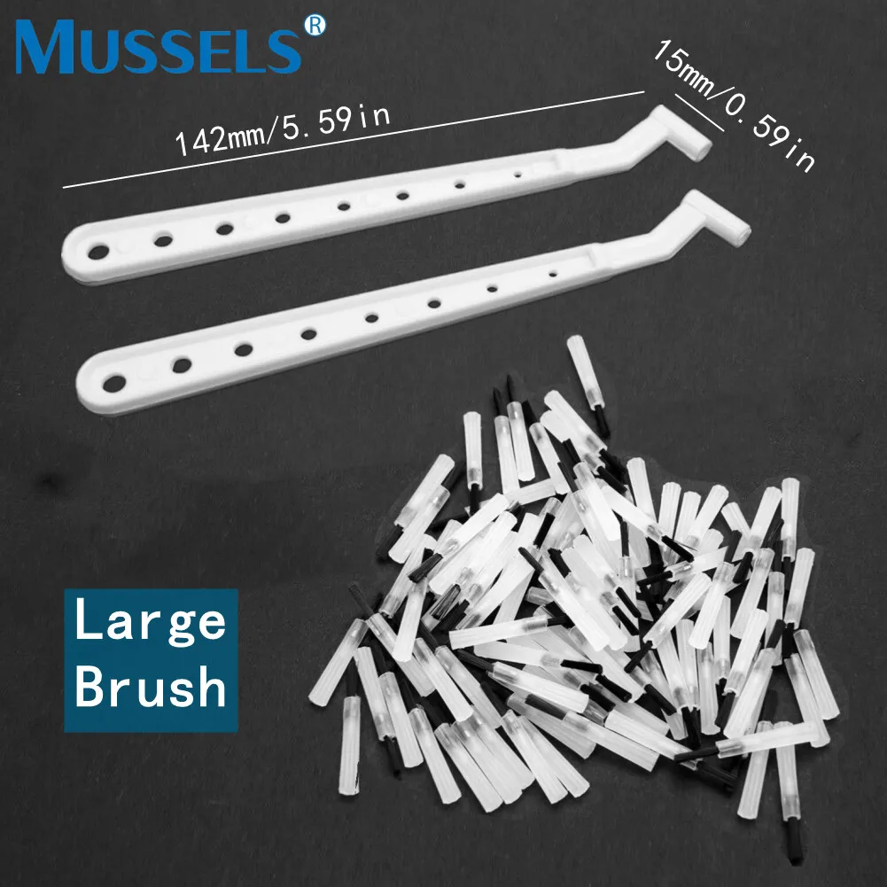 Disposable Composite Brush Tips Dental Micro Applicator Brushes for Teeth Adhesive Resin Bonding Etching Dentist Material Handle