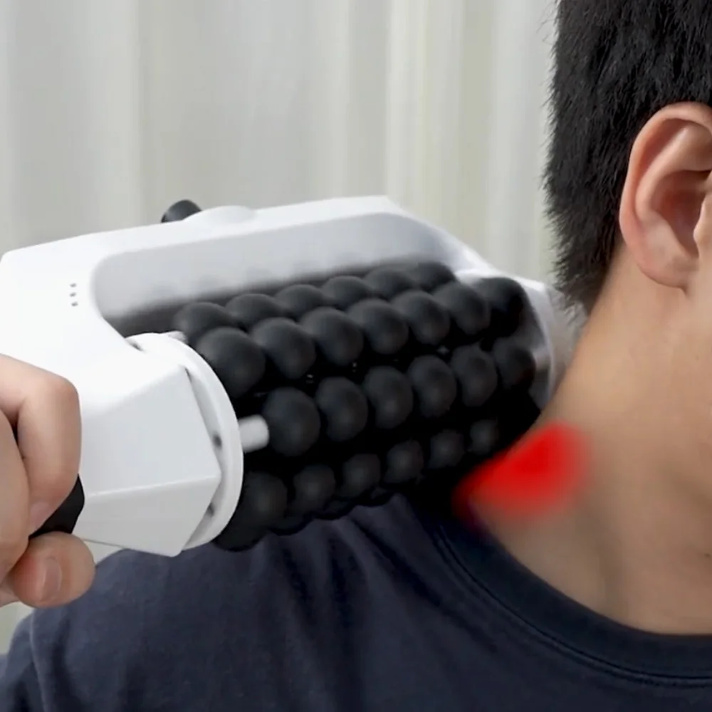 

7D 8D Cellulite Roller Machine, 55 x 7.2 cm ABS Lymphatic Drainage Massager, Inner Ball Roller, Slimming Therapy Device