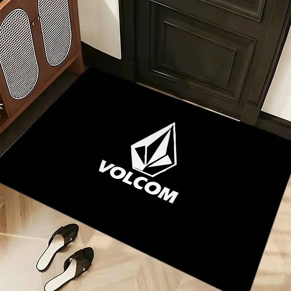 V-Volcom Carpet Bathroom Anti-slip Mat Door Mat Home Decoration Mat Entrance Door Mat Scratch-resistant Door Mat