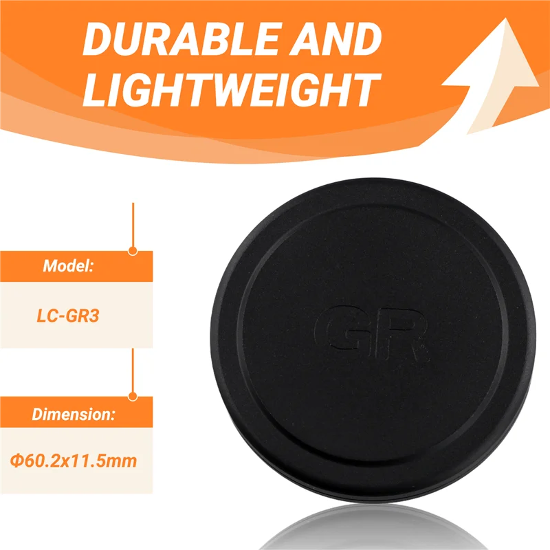 Durable Metal Lens Cap Cover Protector For Ricoh Gr3x GR Iiix GR III GR II GRIII GRII GR3 GR2 Camera Accessories-N34R