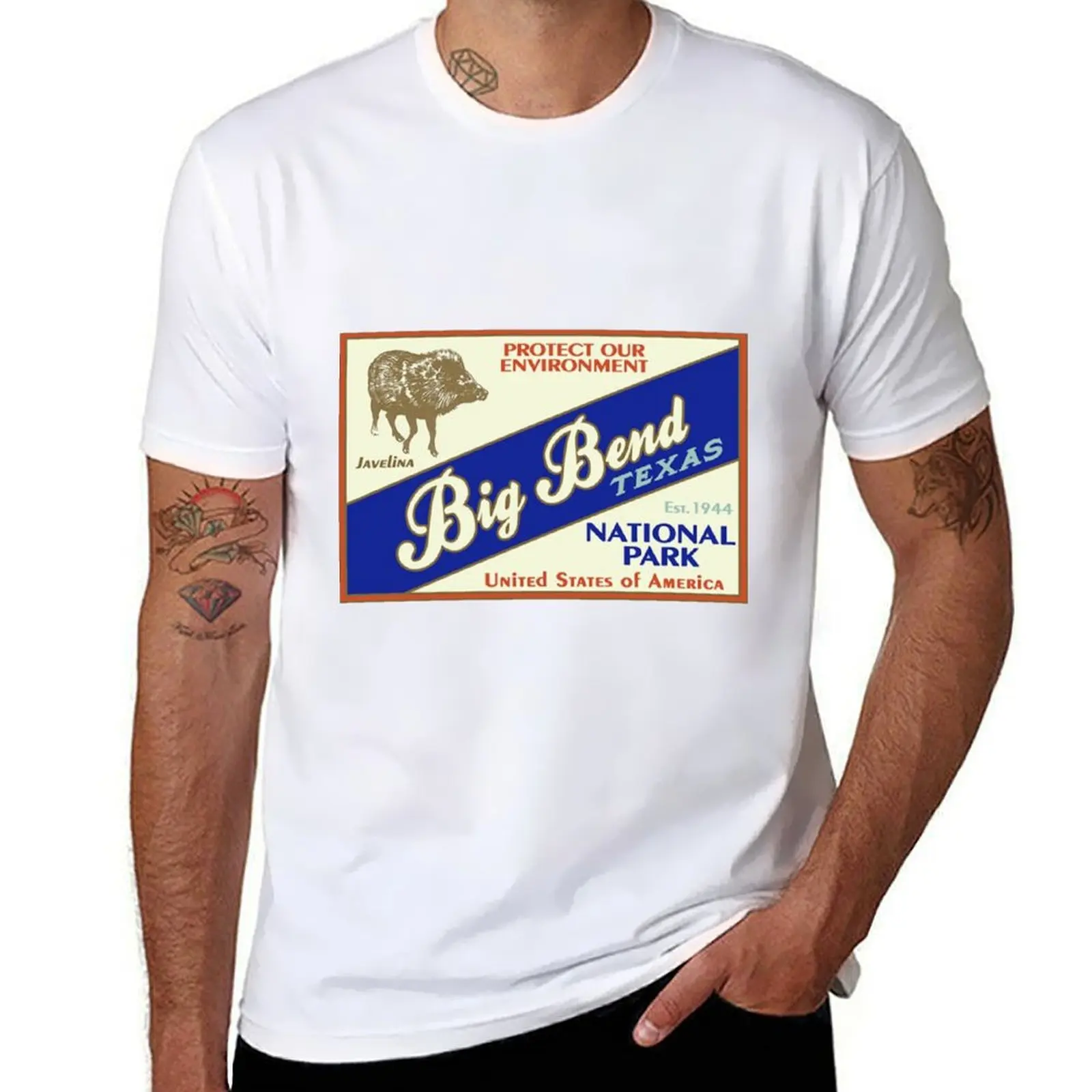 

Big Bend National Park Vintage est. 1944 T-Shirt anime t shirts for man funny t shirts dark humor man t shirt cotton T-shirt
