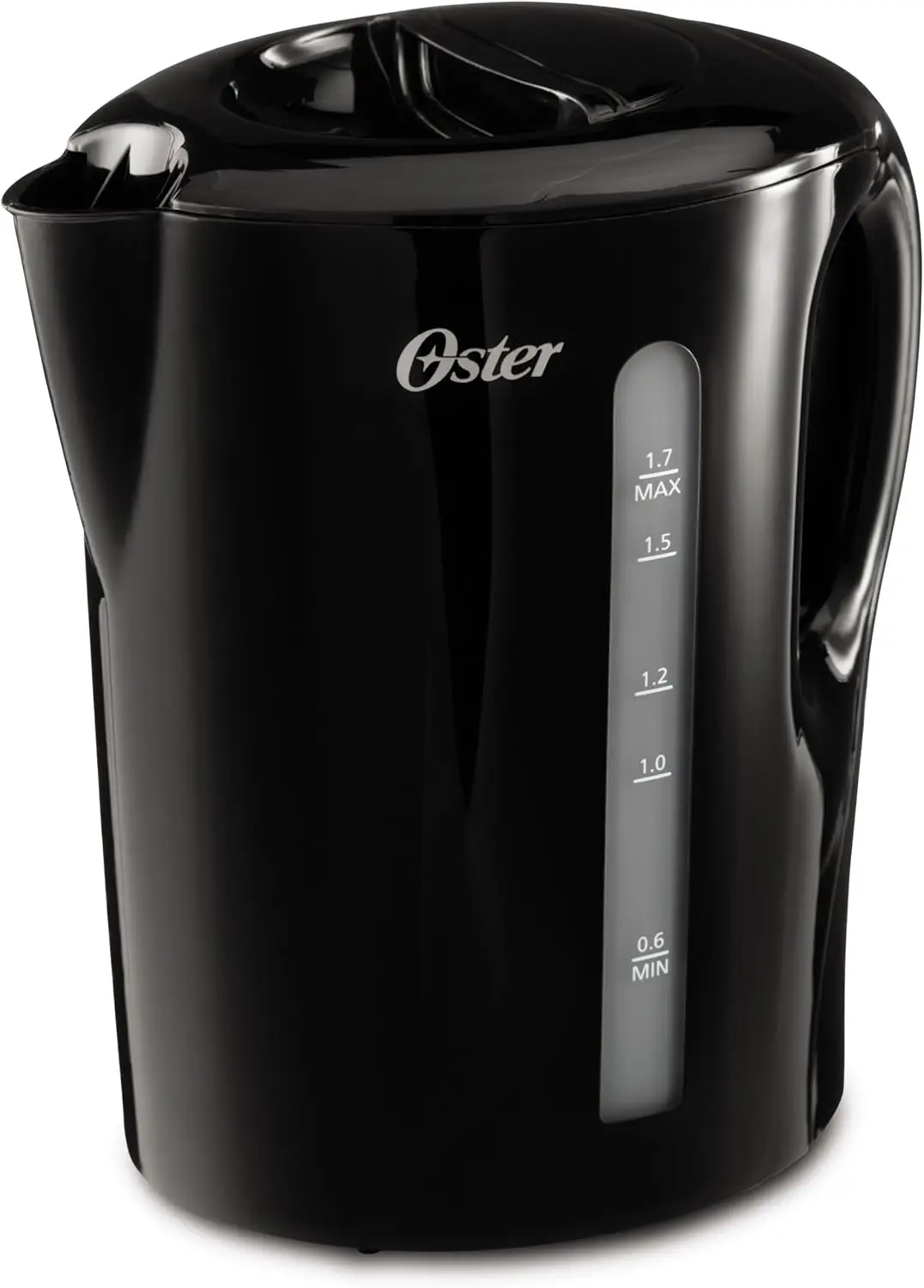 

1.7L Electric Kettle with Auto Shut-Off, 1500W Fast Boiling, Black