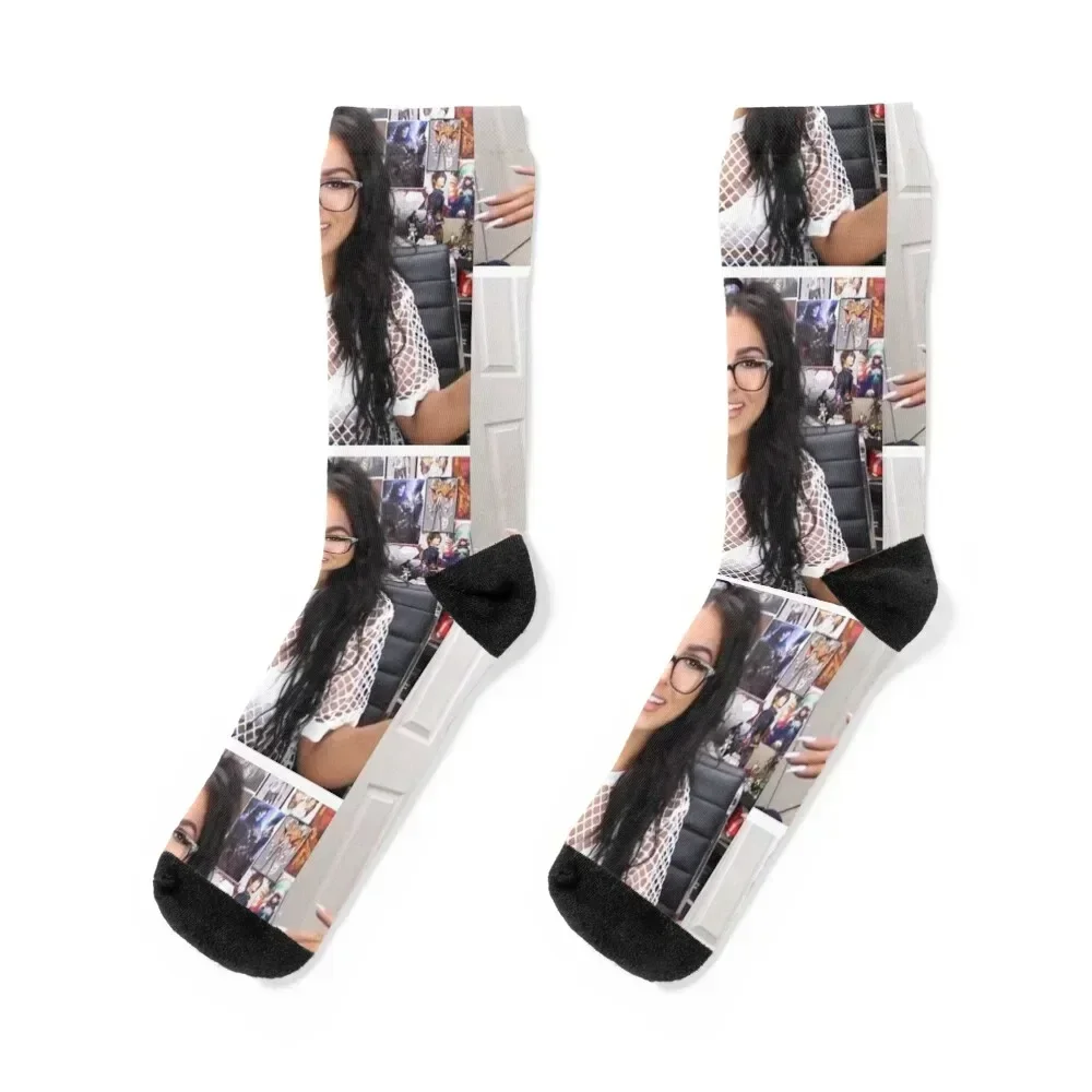

Sssniperwolf Socks shoes sports and leisure Soccer heated Socks Female Men's