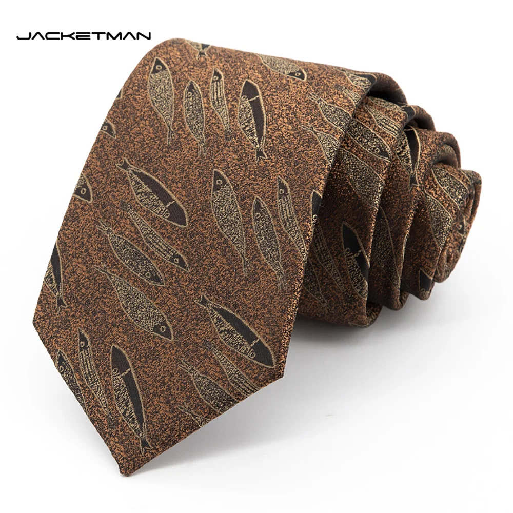 corbata-de-alta-calidad-moderna-de-color-cafe-con-estampado-de-peces-para-hombre-ideal-para-ocasiones-formales-y-de-negocios-accesorio-para-camisa-8-cm-de-ancho
