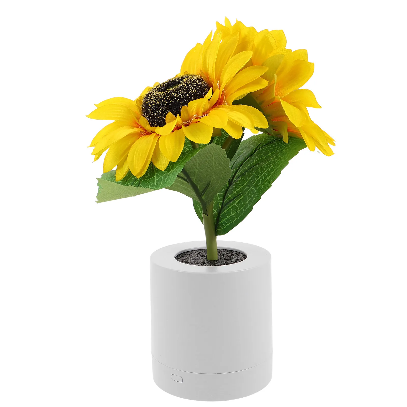 

Ночник-подсвечник «Подсолнух»: перезаряжаемая беспроводная светодиодная настольная лампа в форме цветка, реалистичный декор для подарков на годовщину и день рождения