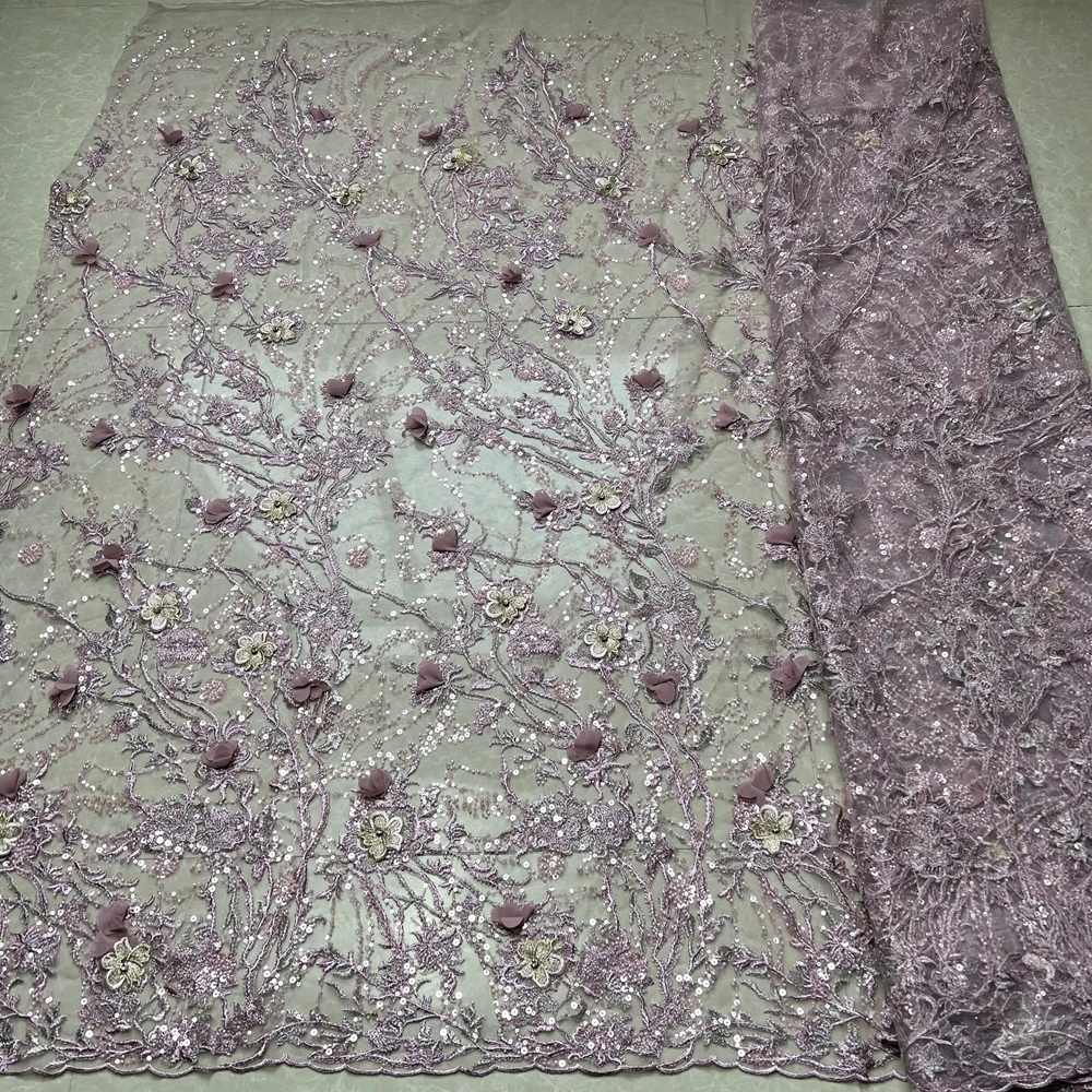 

Высококачественная нигерийская тюлевая кружевная ткань с пайетками для свадебных платьев, шифон, гипюр, хлопок для шитья, 5 ярдов, XL178 (2026)