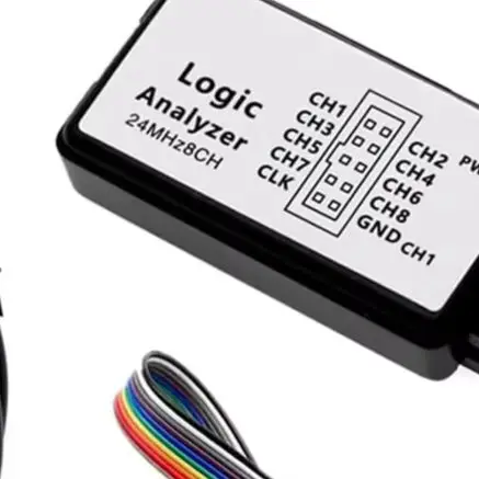 /USB /Logic /Analyzer 8 Channel 24Msps Sampling Rate For ARM FPGA MCU Debugging Tool For SPI IIC UART Protocol Analysis Device