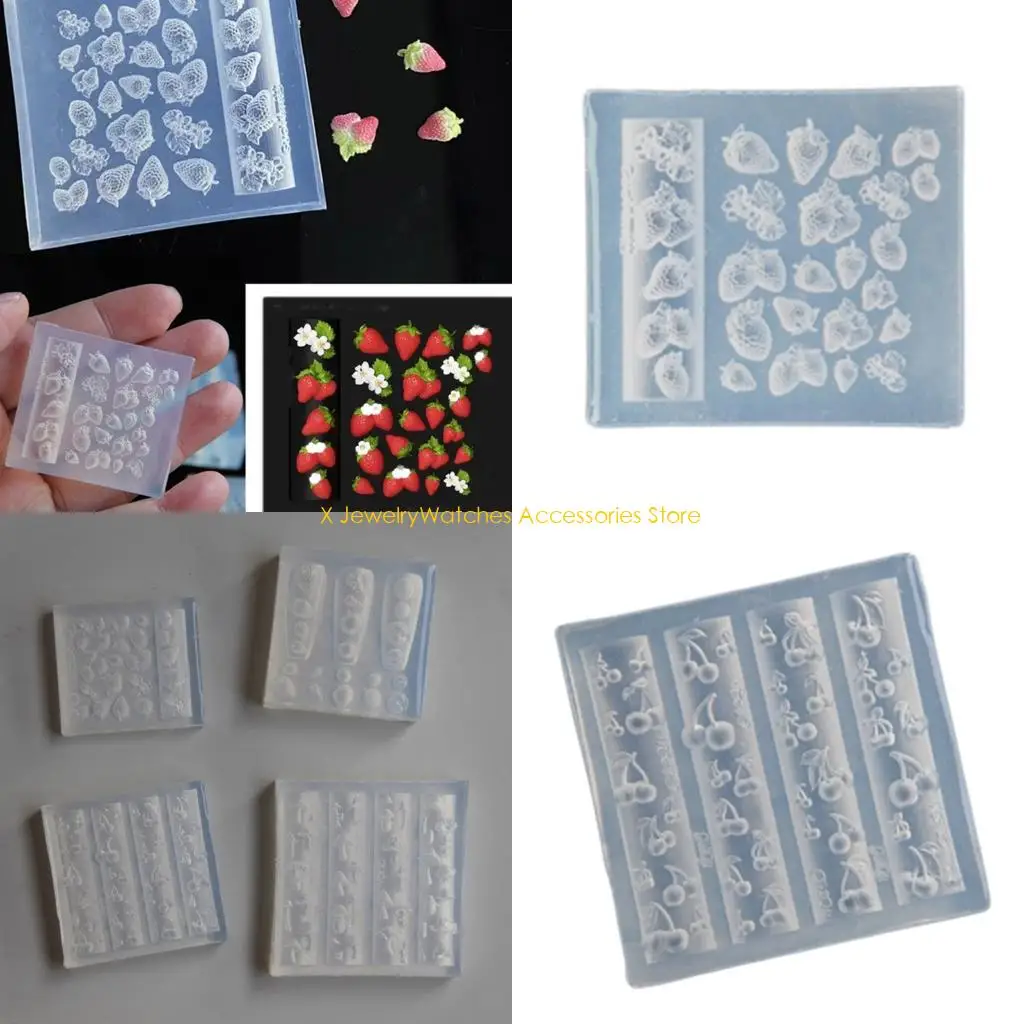 

31KD Small Art Accessories Molds Theme Designing Moulds Embellishment Molds for Delicate Manicure Designs