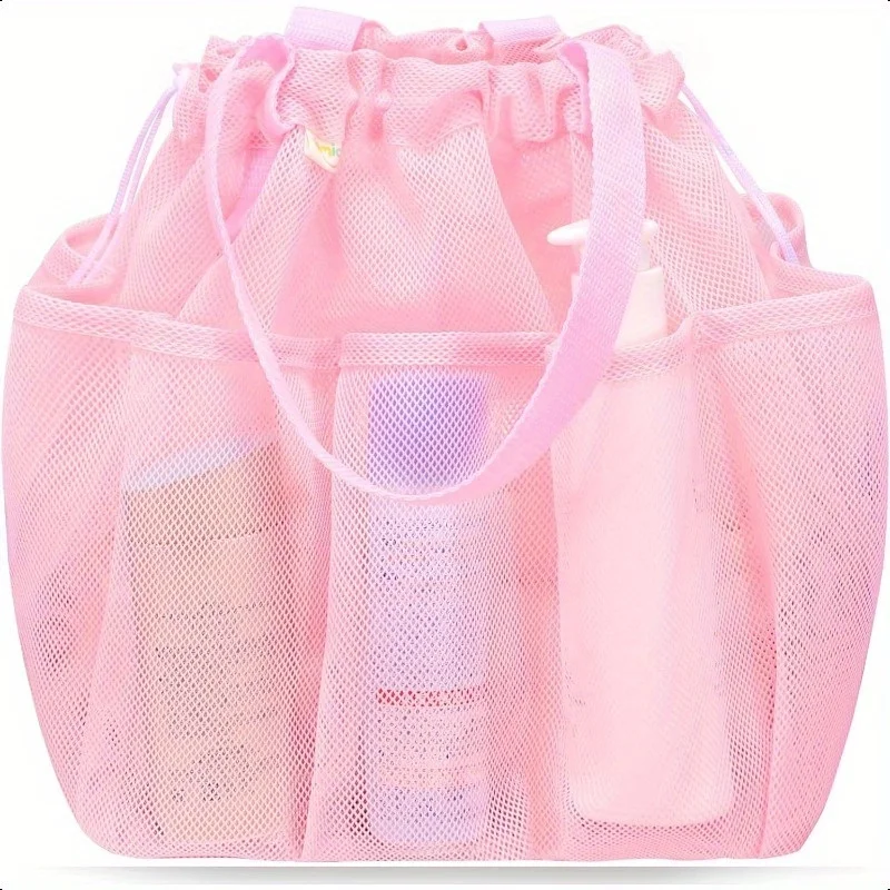 Large Pink With - Portable, Quick Drying, Foldable Suitable For Dormitories, Camping, Gyms, And -7 Side Pockets, Copper Ammonia