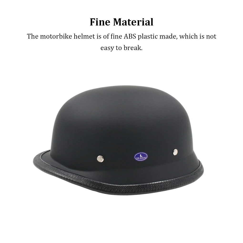 ABS Motorbike Helmet Vintage Stylish Replacement Protective Dome 4 Season Men Women Helmets Headgear Accessories