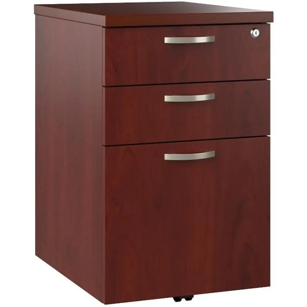 

1-Hour Assembly Cherry Rolling File Cabinet for Letter, Legal, and A4 Document Storage