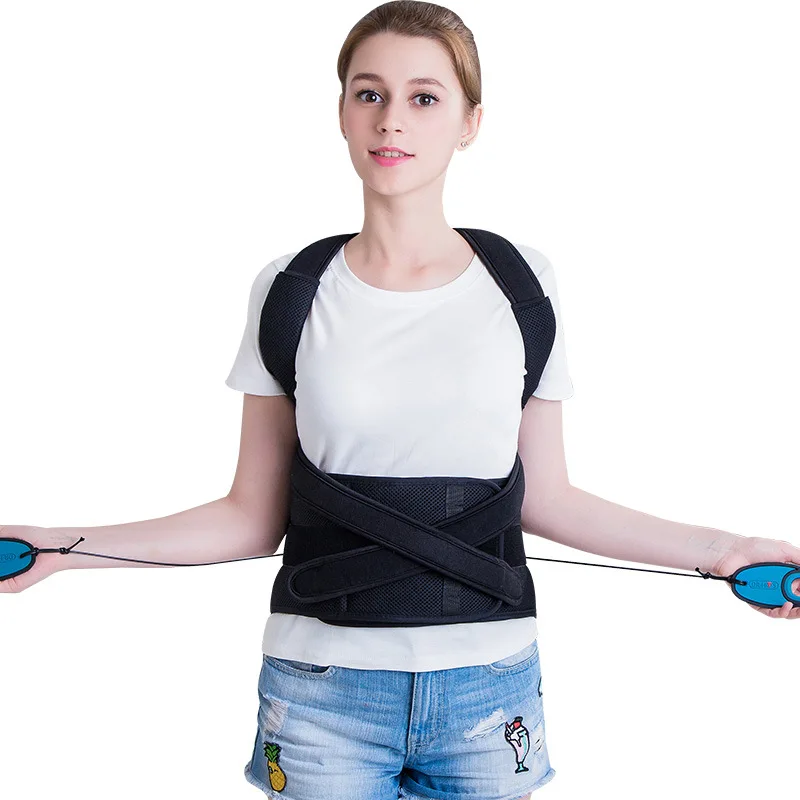 مصنع الجملة الكبار مع تصميم بكرة مرونة مصحح الوضعية حزام الظهر مستقيم الخصر تستقيم باك #4