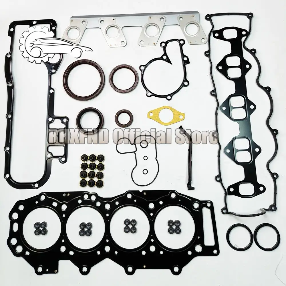 

16V WL-AT Full Gasket Kit WLAA-02-300 WLAA-10-270 Engine Overhaul Gasket Set For Mazda BT50 2.5L For Ford Ranger 2007-11