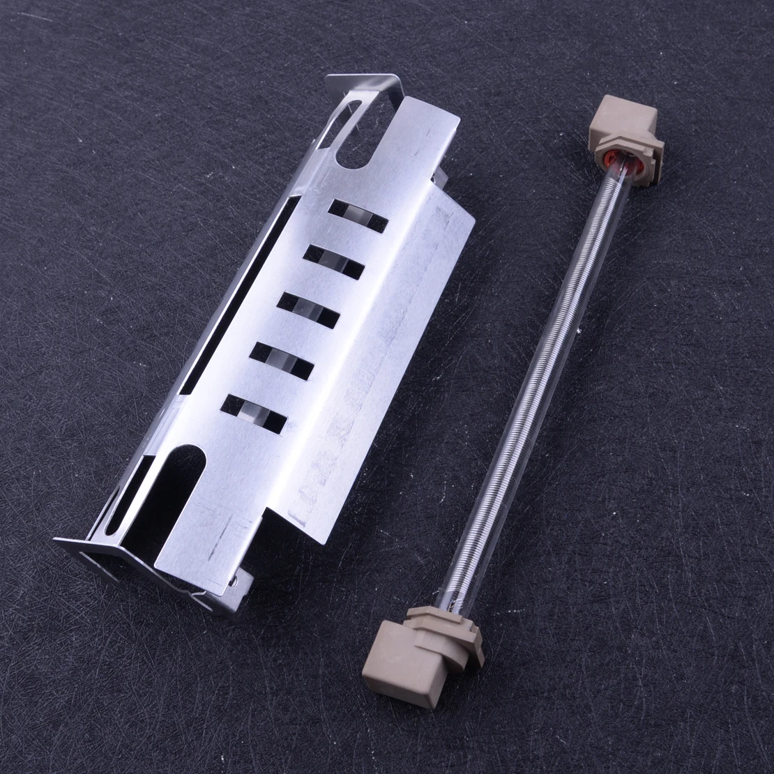 Imagem -03 - Aquecedor Elétrico para Geladeira Metal Prateado Wr51 X10053 Apto para ge Hotpoint Kenmore Sears 1399613 Ap4355467