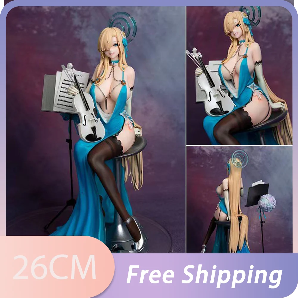 26cm Blue Archive Anime Figure Itinose Asena Figurine Pvc Gk Statue Figurine Model Doll Collection Room Decora Desk Toys Gift