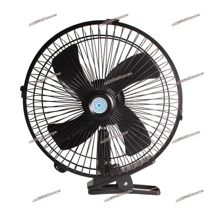 

10 Inch Car Fan 12v24v Large Truck Cooling 6 Inch 8 Inch Small Van Shaking Head Car Electric Fan