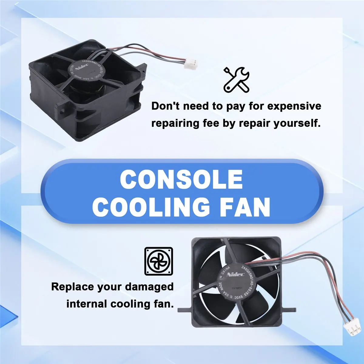TCE For U Console Replacement internal Cooling Fan
