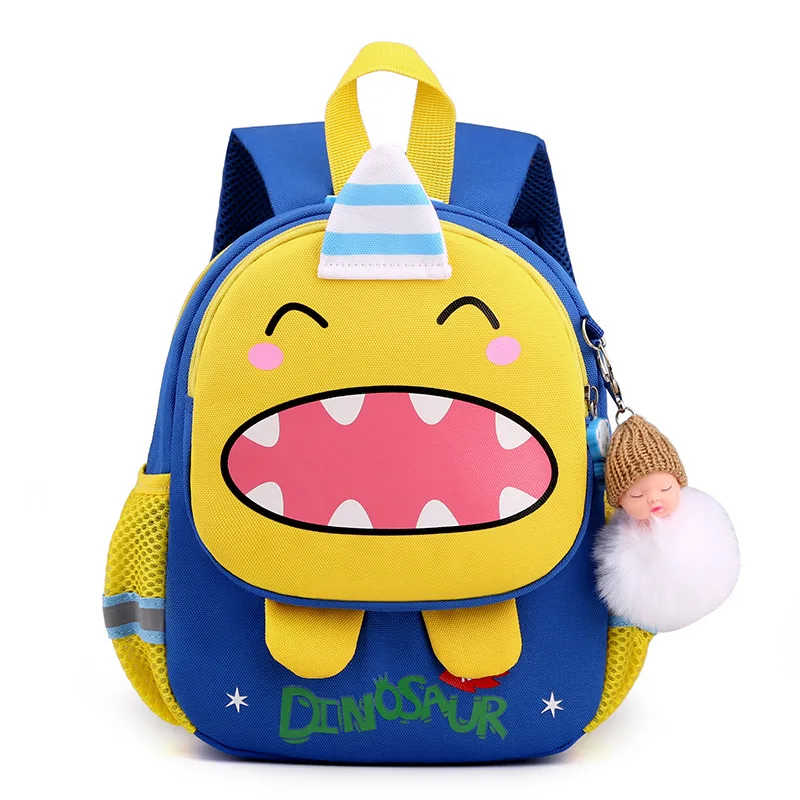 Cartoon Anti-lost Kindergarten School Bag for Baby Boys Waterproof Backpack Baby Girls Kids School Backpack Mochila