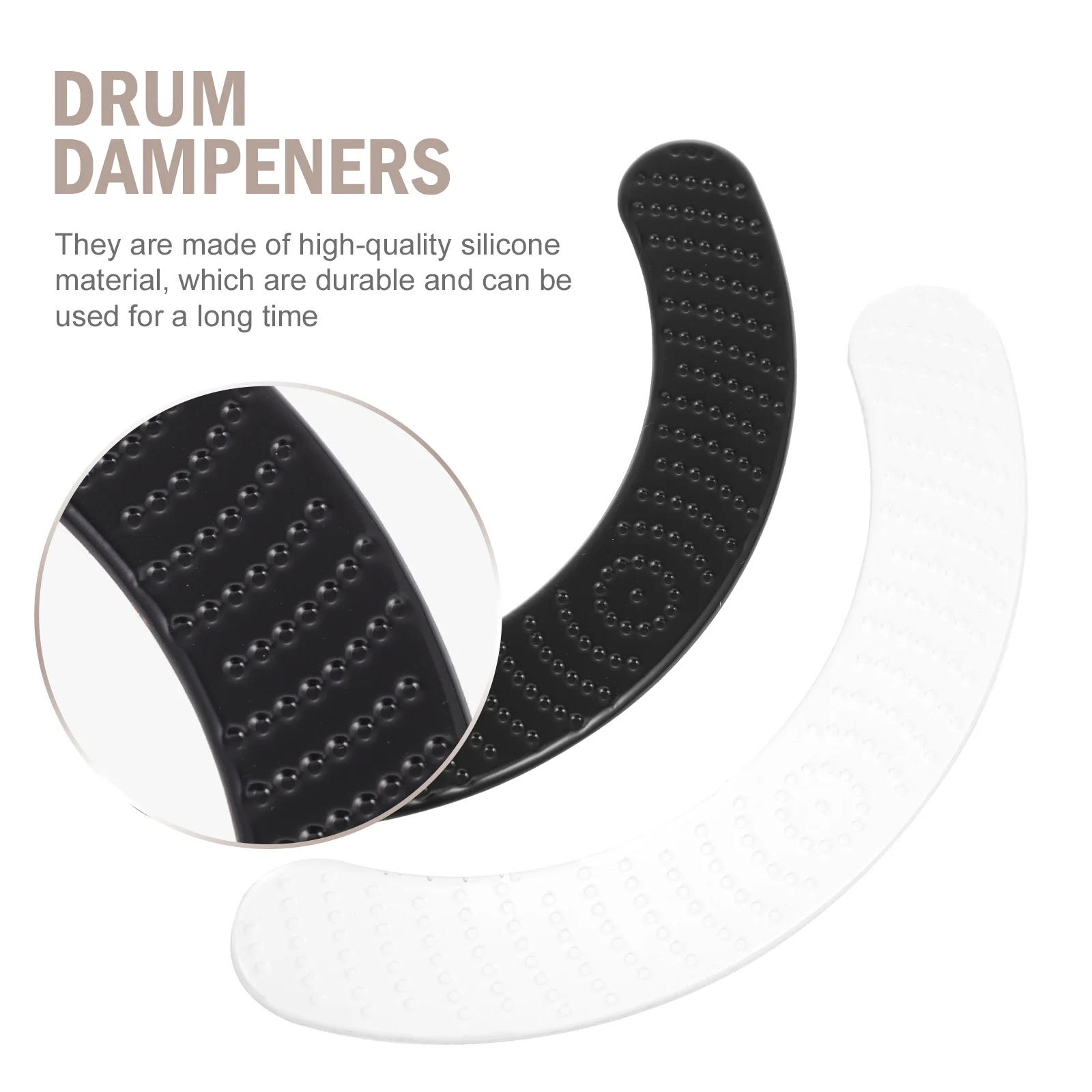 2 Stuks Demper Siliconen Pads Drum Mute Kussens Dubbelzijdig Drum Pad Drum Mute Pad Snare Drum Silencer Pads Drum uitlaat Pads