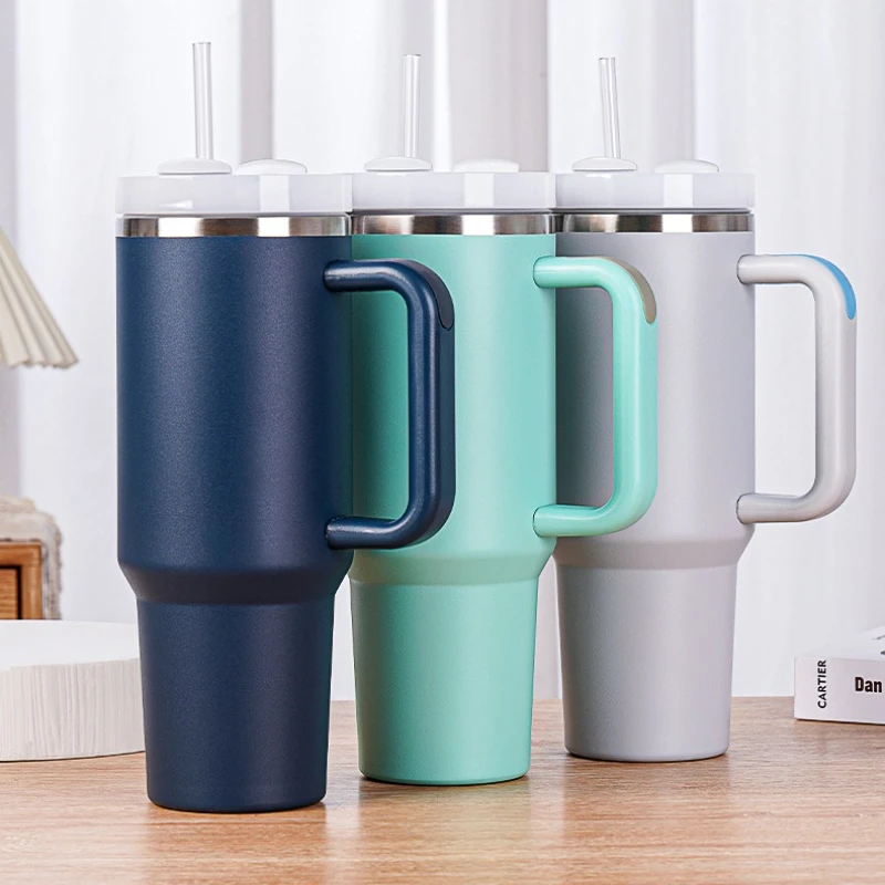 

Vacuum Insulated Coffee Mug Stainless Steel Tumbler Portable Thermal Cup for Office Gym Travel Hot Cold Drinks