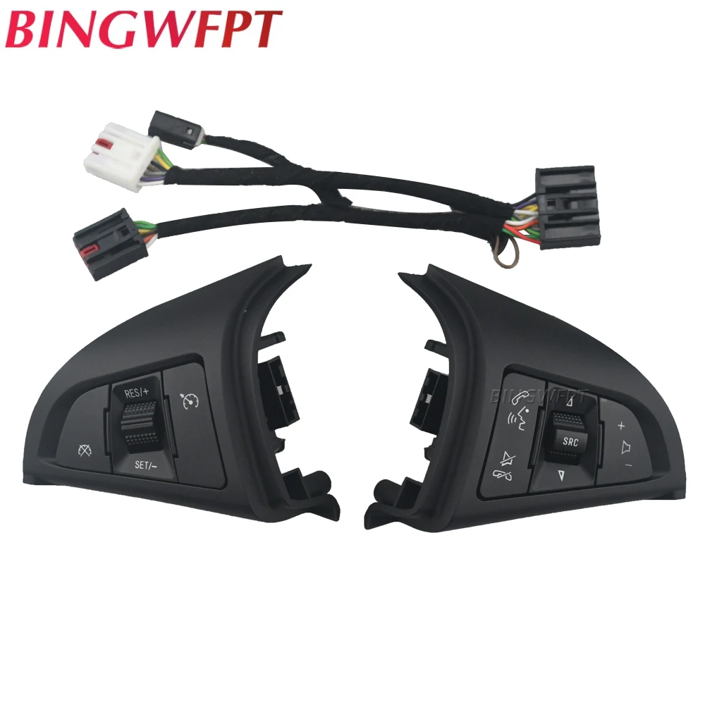 For Chevrolet Cruze 2009 - 2014 New Steering Wheel Button Car Cruise Control Switch With Backlight 96892140 96892135 Auto Parts