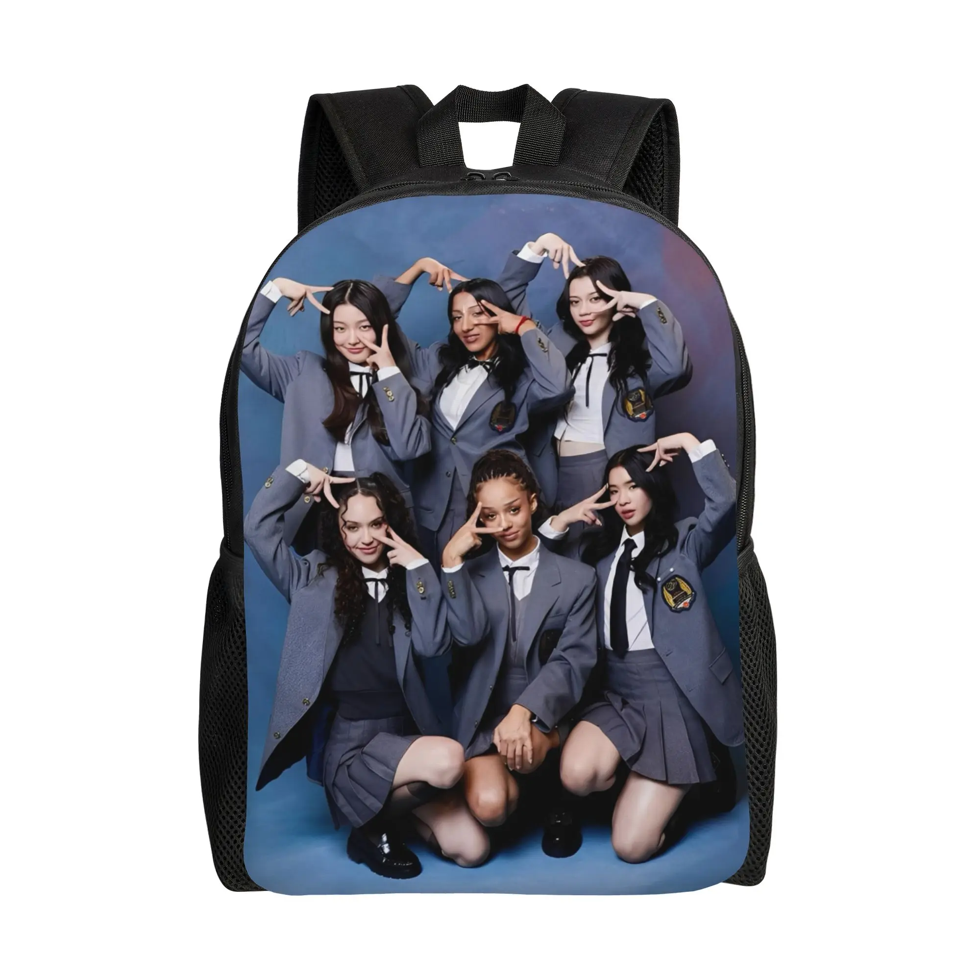 

Katseye Kpop Backpack for Men Women Fashion Student Business Daypack Yoonchae Megan College Shoulder Bag Lightweight
