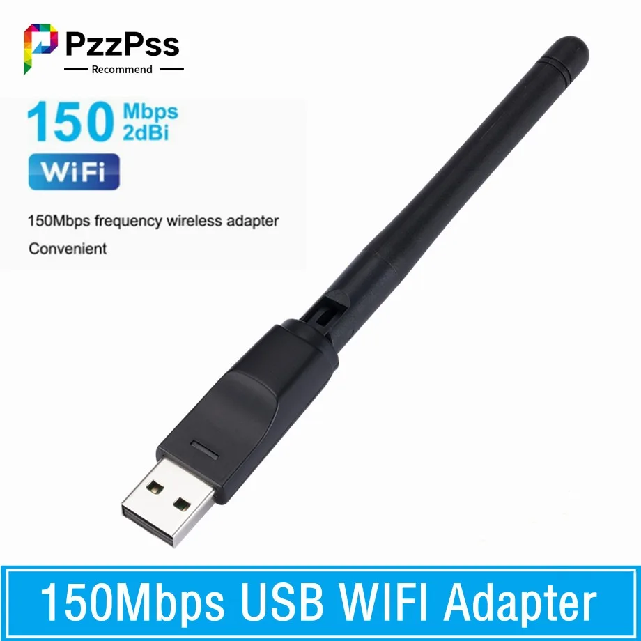 USB WiFi Adapter MT7601 LAN Wi-Fi Receiver Dongle Antenna 802.11 b/g/n 150Mbps WIFI Adapter Wireless Network Card for PC Windows