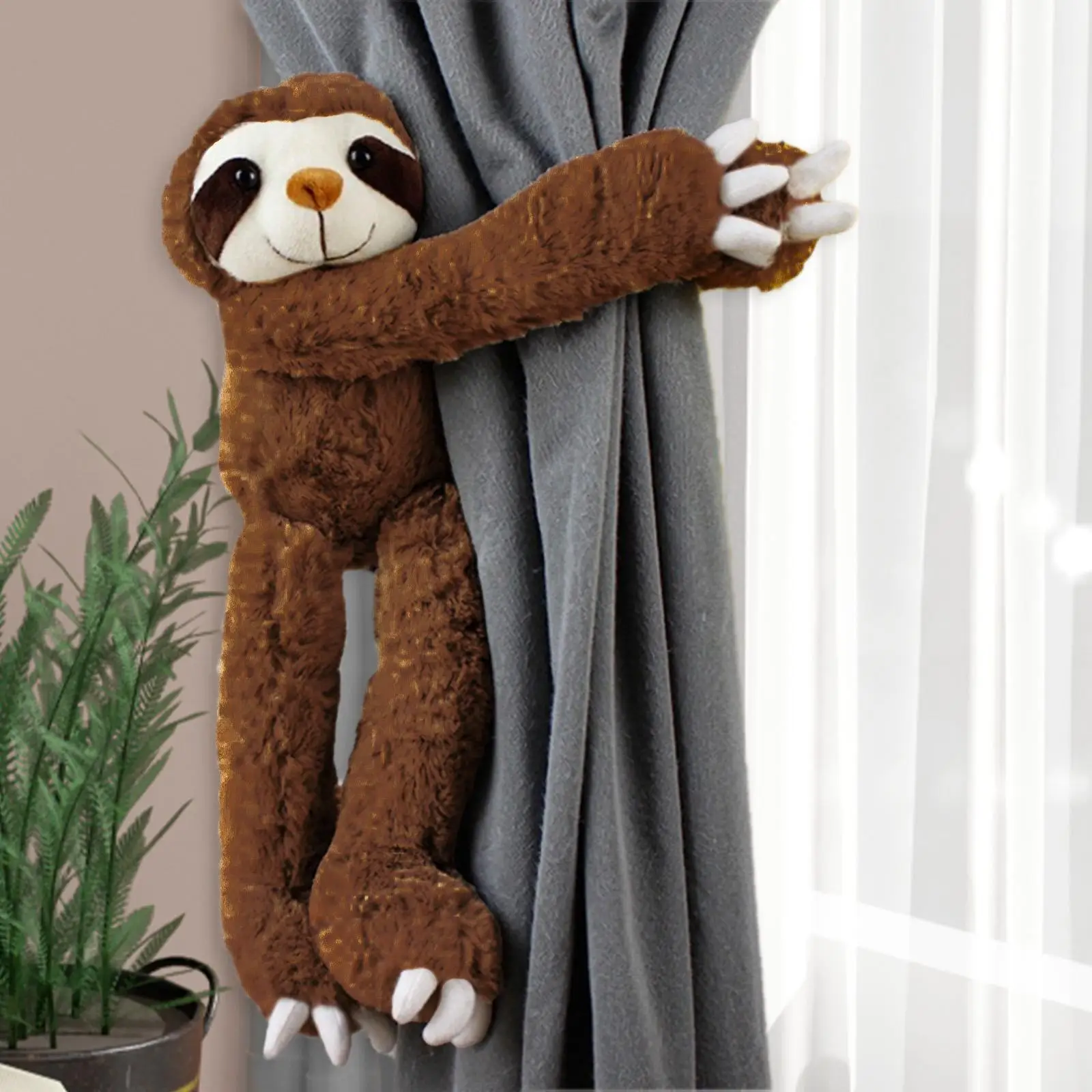 Sloth Cartoon Curtain Holdback Curtain Holder for Bedroom Home Kids Room