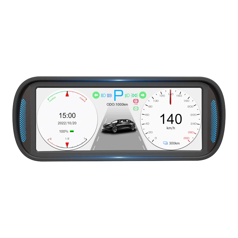 Display head up per auto Smart Hud da 6,8 pollici per tesla modello 3/Y 2019-2022 Tachimetro schermo automatico per strumento LCD per auto