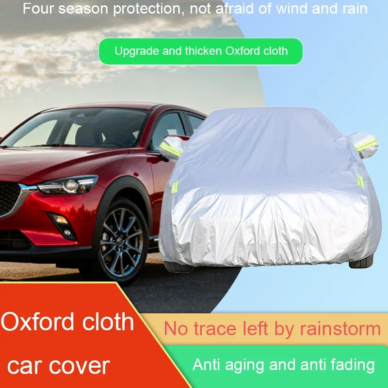 

Suitable for Mazda CX-3 CX3 full car cover outdoor sunshade, anti-ultraviolet, rain, snow and dust SUV cover thickened