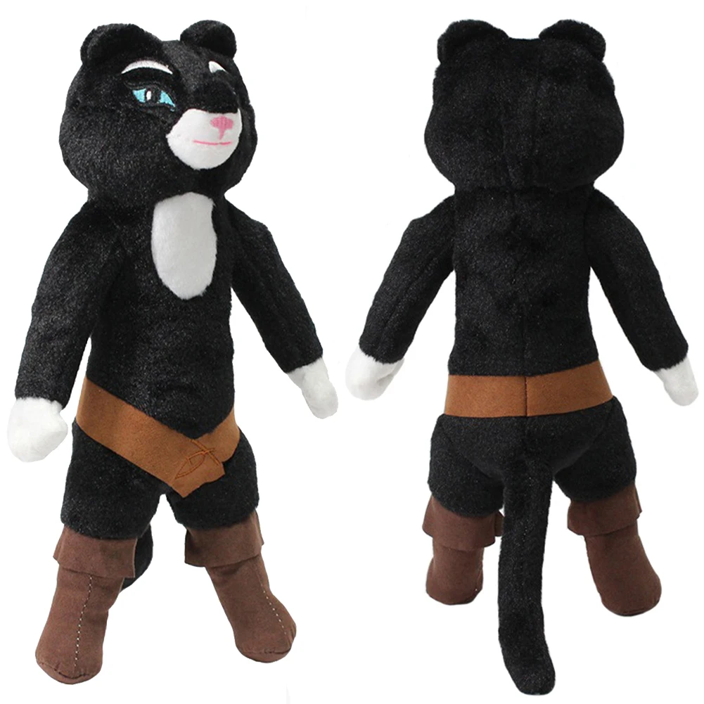 Cute Softpaws Plush Toy Cartoon Puss Cosplay In Boots Cosplay Role Play Props Birthday Gifts Fancy Dress Up Party Stuffed Mascot