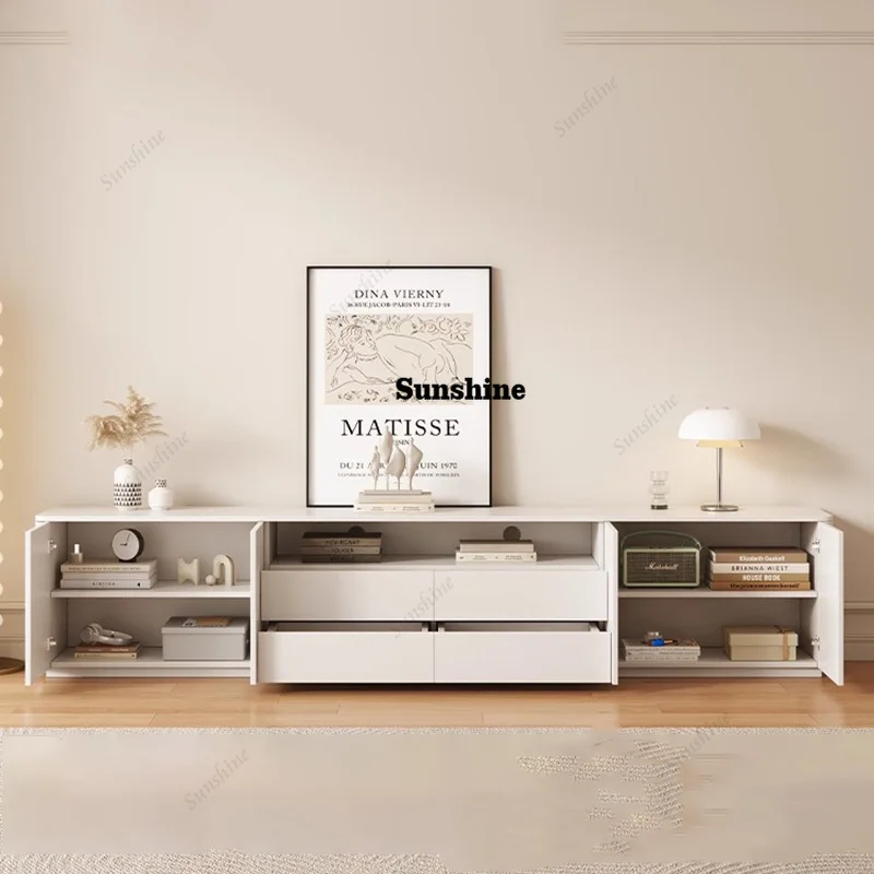 French Nordic Tv Stand Trendy Elegant Beauty Simple Tv Stand Living Room Modern Meuble Télévision Salon Tv Cabinet Furniture
