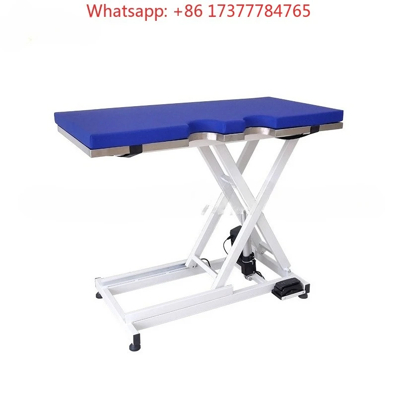 

Pet grooming table B-ultrasound inspection with mat Stainless steel countertop Easy to clean Electric lift bed