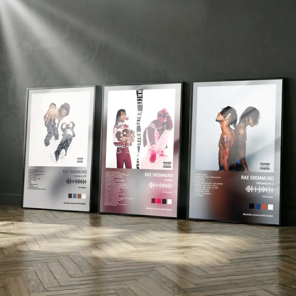 Rae Sremmurd Poster-Album-Set, modernes Cover-Wandkunstwerk für Zimmer, Leinwandgemälde, Kunstdruck, Heimwanddekoration, Bild, Geschenk
