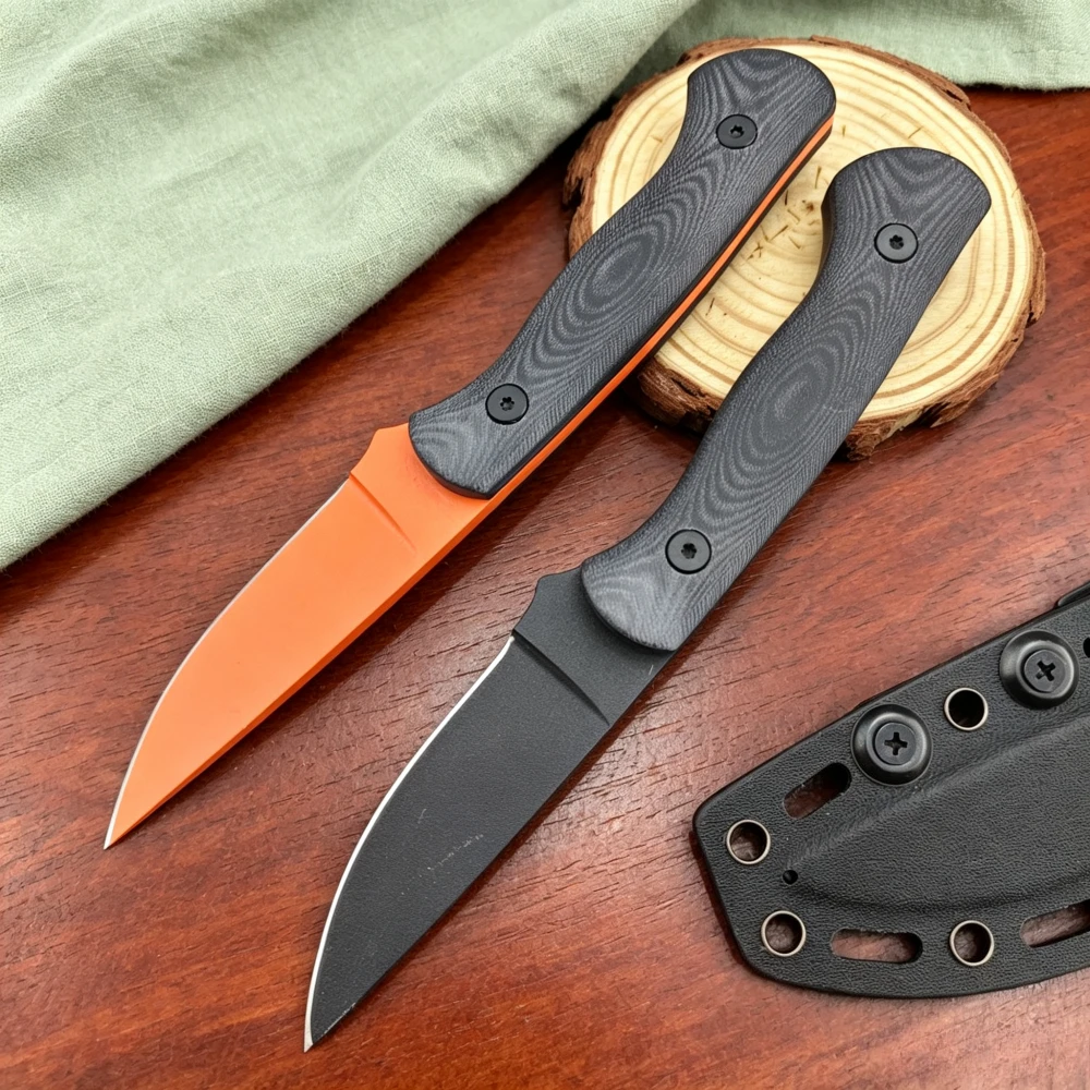 2 Colors Blackfoot 2.0 Straight Knife with K Sheath Lightweight Portable Camping Picnic Tools Outdoor Utility EDC Fishing Knives