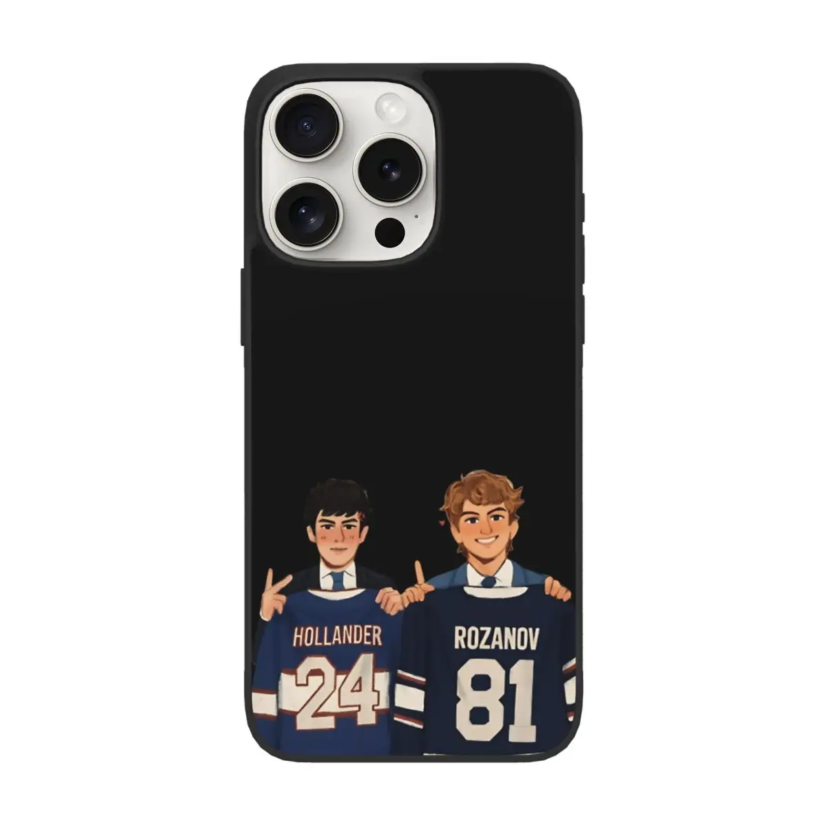 

For iPhone 15 Pro Heated Rivalry Case Humor TPU Soft Cover Shane Ilya Number 24 81 Phone Case