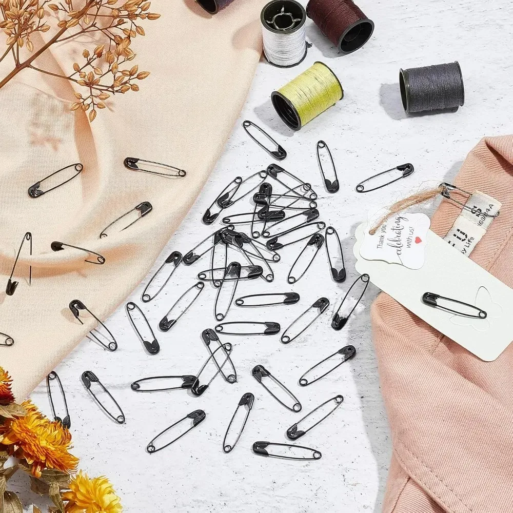100 قطعة 1 "دبابيس الأمان السوداء دبابيس الأمان الملونة دبابيس الخياطة السائبة DIY بها بنفسك الحرفية صنع والملابس الحياكة غرزة ماركر #2
