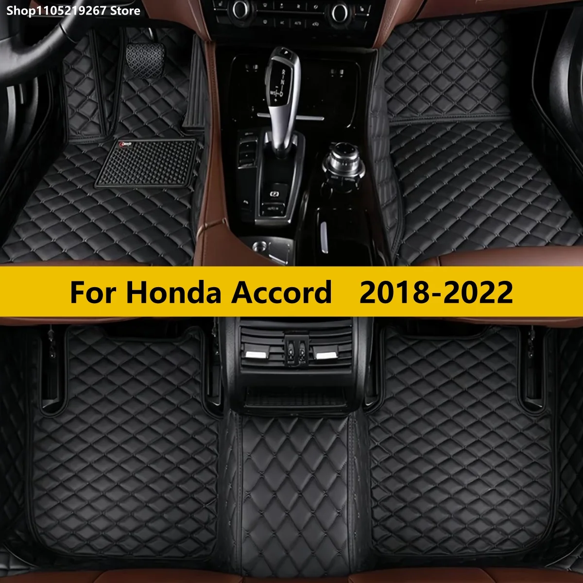 

Car Mats Fit For Honda Accord 2018 2019 2020 2021 2022 Auto Accessories Carpet Pads Full Set Foot Matts Rugs