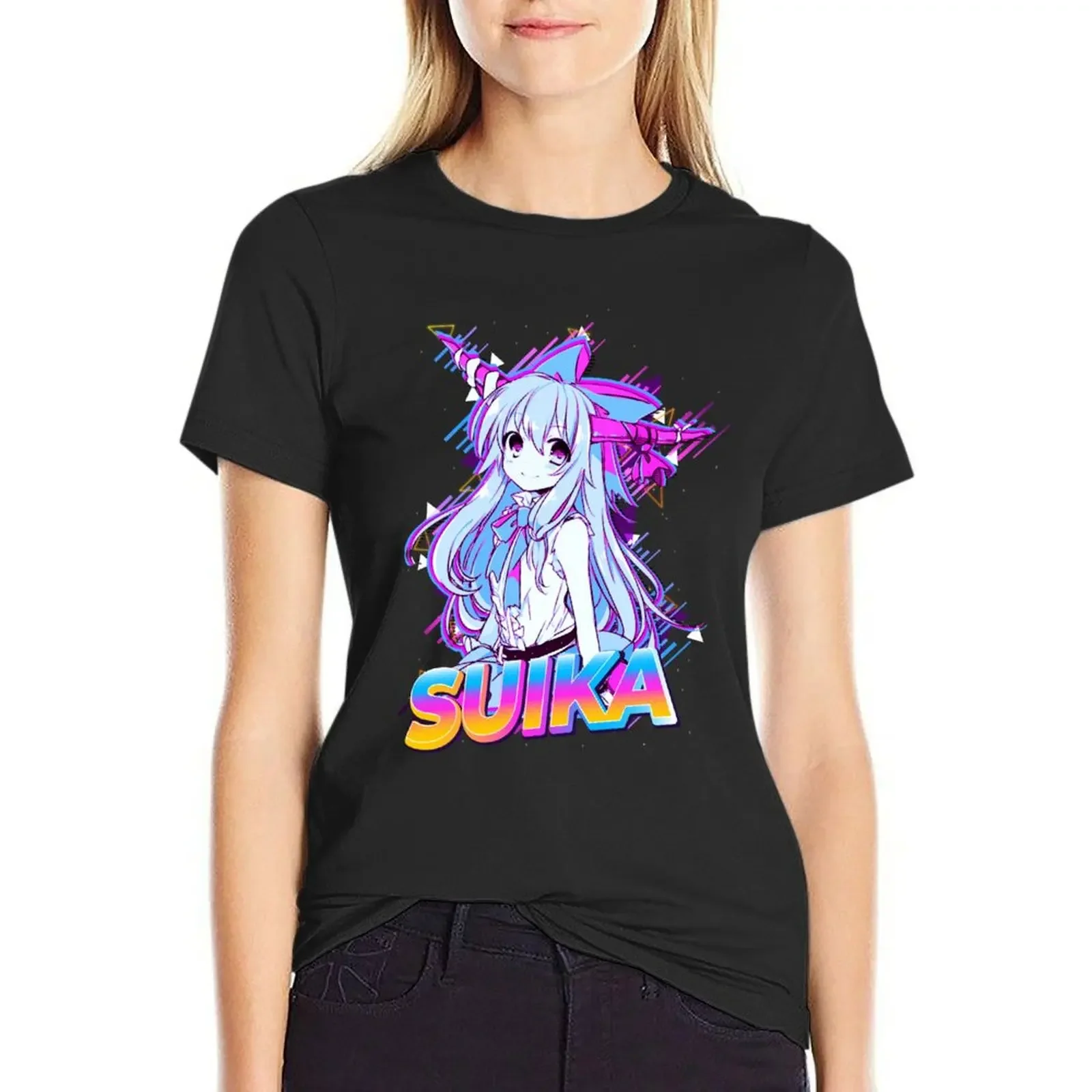 

Suika | Touhou T-Shirt sweat lady clothes aesthetic clothes black t-shirts for Women