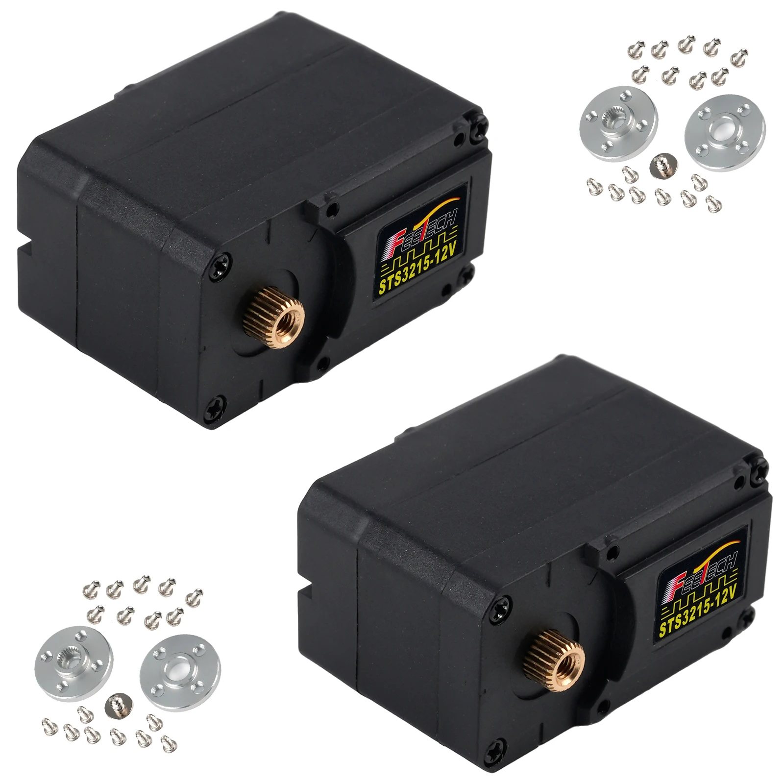 Feetech 30KG High-Torque STS3215 Smart Servo 12V TTL Serial Bus Servo for SO-ARM100 Robotic Arm Industrial-Grade RC Servos Motor