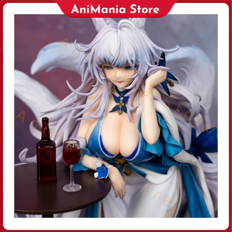 

In Stock Azur Lane Shinano Oborozukiyo Dress Beautiful Girl Prize Figure Toy Gift Anime Collection Model Hobby