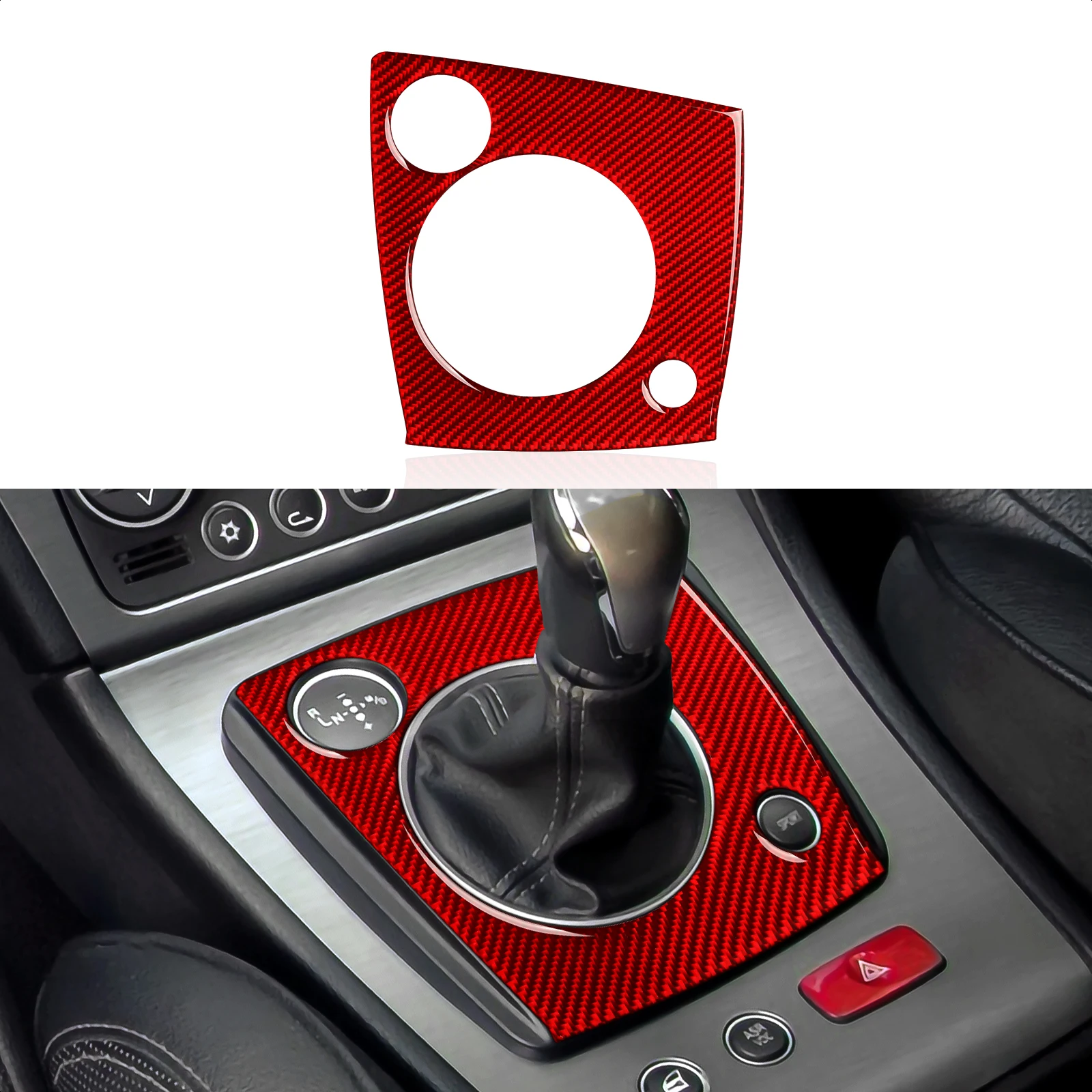 

Carbon Fiber Sticker Car Central Gear interior For Alfa Romeo 159 Brera Spider 2004 -2011Accessories