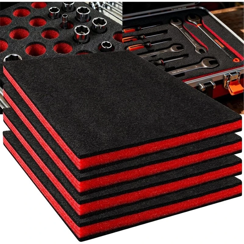 AA73 Tool Box Foam Pad Sheets 4 Pack 16X12x1 Inch Liner For Hard Case Storage Organizer Insert
