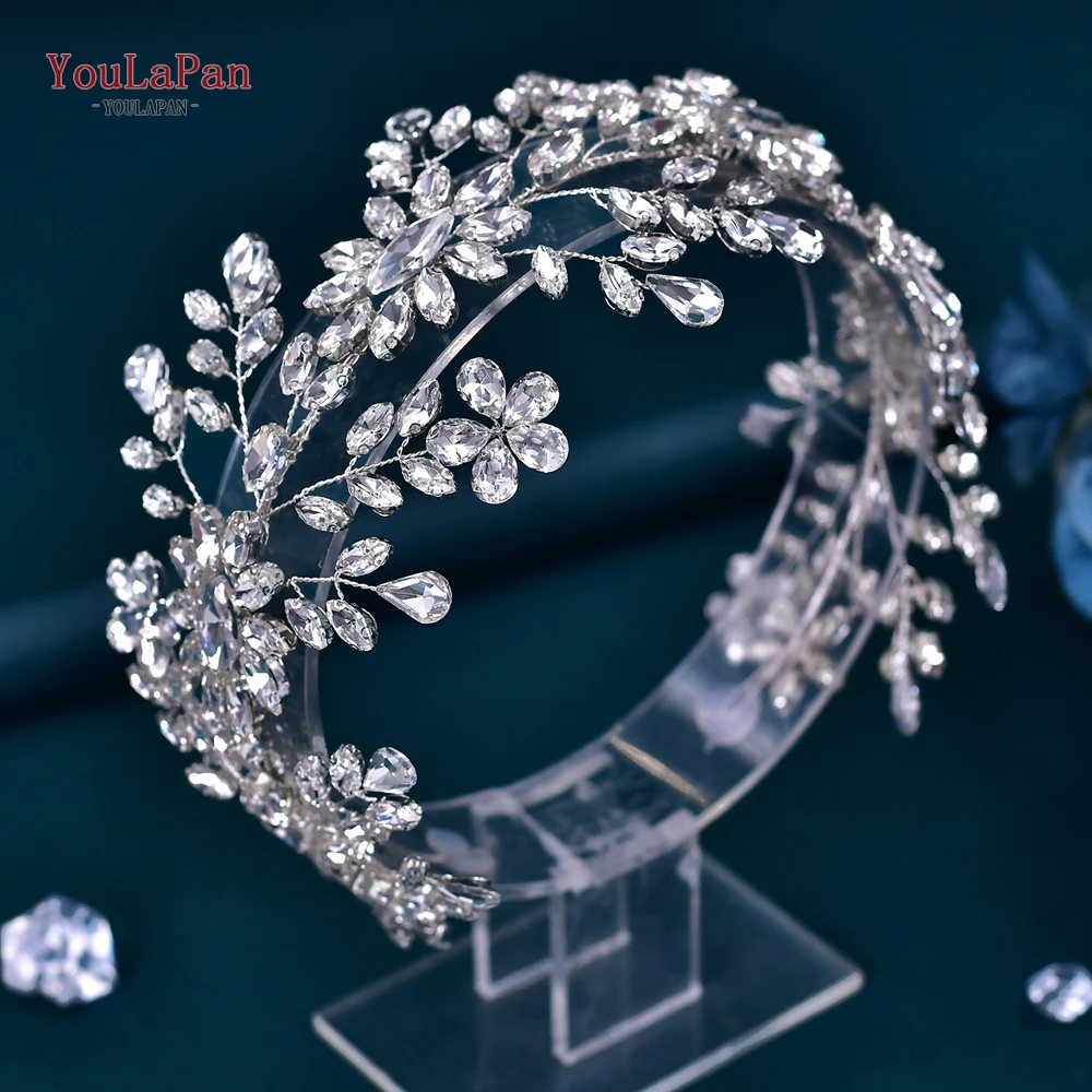 YouLaPan-Cinturón de lujo con diamantes de imitación para mujer, cinturón de boda, accesorios para vestidos de novia, faja de cintura para vestido