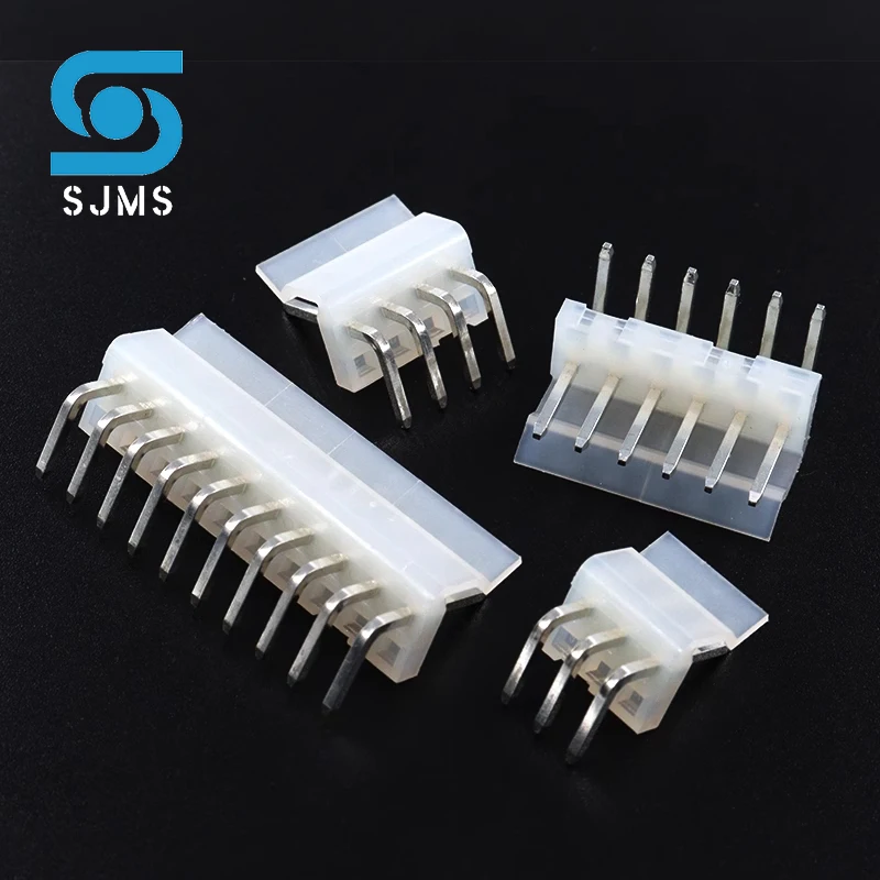 10sets CH3.96 2/3/4/5/6/7/8/9/10 pin connector 3.96MM PITCH Curved Needle Seat + Housing + terminal ch3.96-2p/3p/4p/5pin Holders