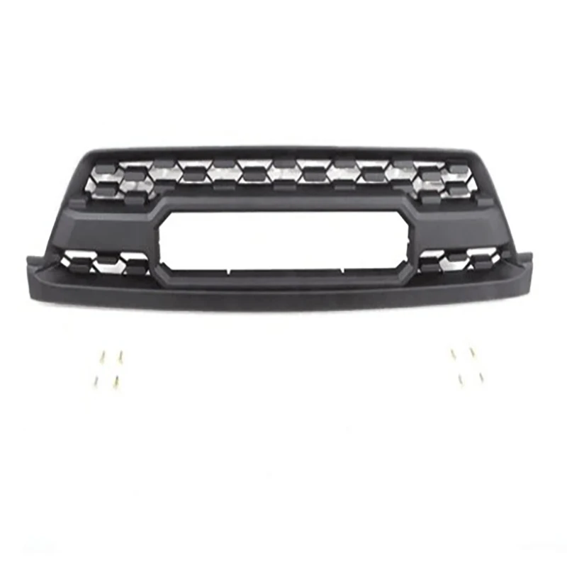 Rejilla delantera para 4th Gen 2003 2004 2005 4runner trd pro grill, luz y letras, color negro